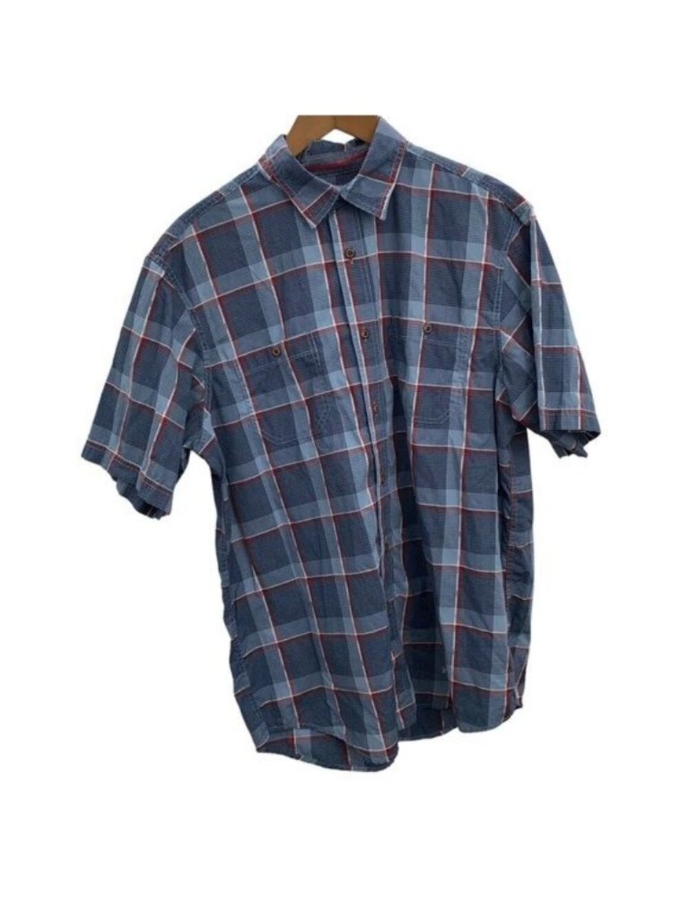 Outdoor Life Large Plaid short sleeve Buttonup shirt